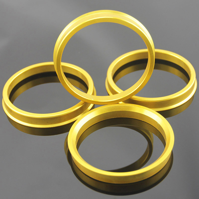 Los anillos céntricos de Aliuminum del eje de encargo fino estupendo del CNC con anodizan las capas OD73.0 ID65.1