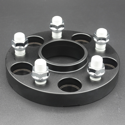 Espaciadores de rueda 5x120 con patrón de perno de aluminio forjado negro anodizado de 20MM para TESLA Model S Model X